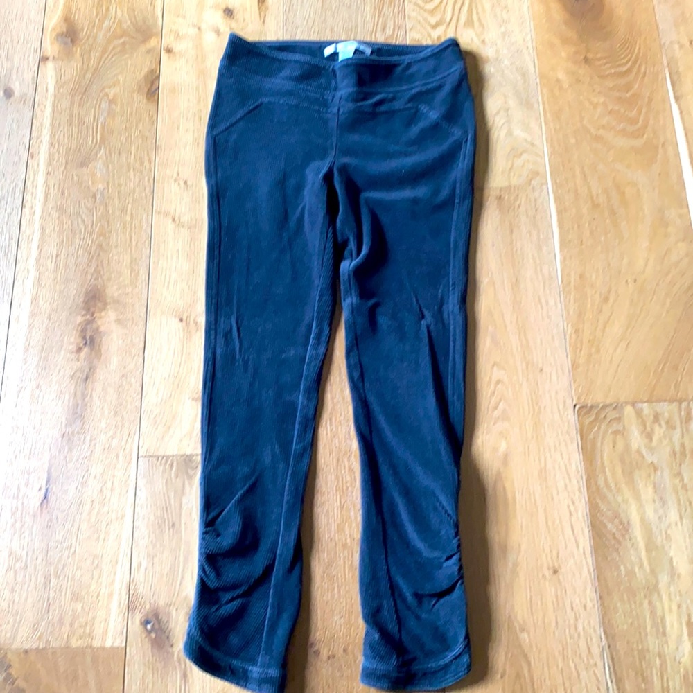 Diane Von Furstenberg Gray Ribbed Leggings